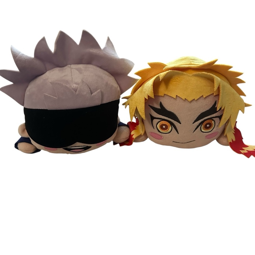 Set of 2 Anime Plush Toy Set - Yellow and Black